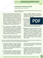 Sem Pei U1 Ilustrado Proyecto Educativo Institucional PDF