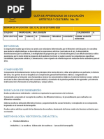 Guía 10° ARTÍSTICA - 14 Semana