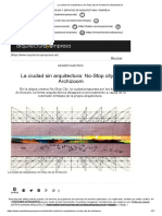 La Ciudad Sin Arquitectura - No-Stop City de Archizoom - Arquitectura