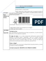 Actividad Con Código de Barras