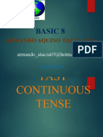 Basic 8: Armando Aquino Tacza M. SC