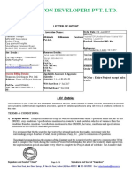 LOI or General WO Format