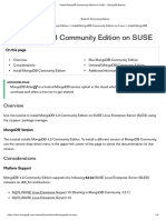 Install MongoDB Community Edition On SUSE - MongoDB Manual