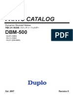 Duplo DBM-500 Parts Catalog