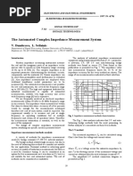 The Automated Complex Impedance Measurement System: V. Dumbrava, L. Svilainis