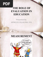 Download THE ROLE OF EVALUATION IN EDUCATION by kokotam SN48274710 doc pdf