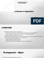 Human Behavior in Organization: Case Study Analysis Ryan'S Dilemma