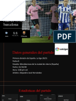 Analisis Alaves Vs Barcelona