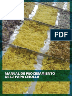 Manual de Procesamiento de La Papa Criolla