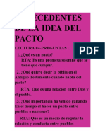 Antecedentes de La Idea Del Pacto