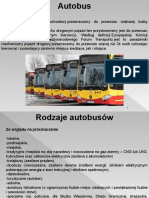 Analiza Rozwiązań Konstrukcyjnych Autobusów Miejskich