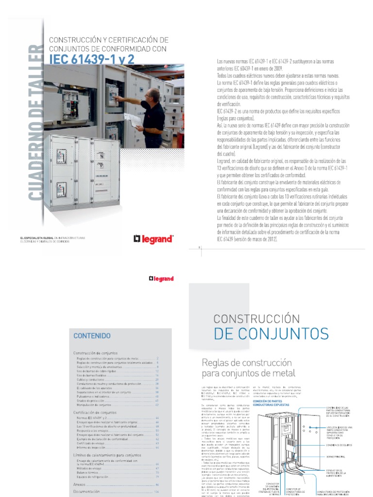 Iec 61439 - Legrand PDF | PDF