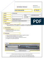 Informe N°002-20 Cilindro Hidraulico N 1 (Cotton Knite Peru)
