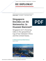Singapore Decides On 5G Networks (The Diplomat) PDF