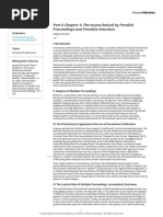 Issues Raised by Parallel Proceedings and Possible Solutions