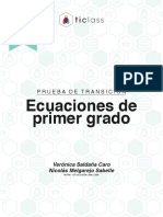 Ecuaciones de Primer Grado