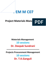 001 & 002 Materials - Management