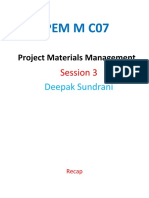 003 Materials - Management S 15 PEM