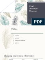 Unit 2 Individual Processes