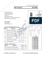 Isc N-Channel MOSFET Transistor TK12A60D: Features