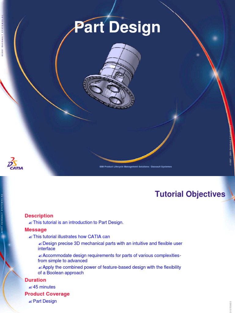CATIA V5 Part Design PDF | PDF