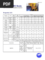 Tairilac ABS Resin: Properties (1/3)