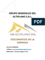 Grupo Minerales Del Altiplano S
