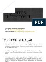 Aula 1 Circuitos Elétricos II - Tensão e Corrente Alternadas