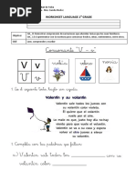 Uso de La Consonante V