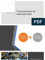 Caracterización de Nanomateriales