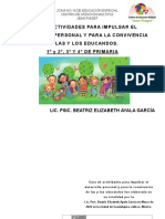 1ro 4to Desarrollo Personal y para La Convivencia - Jean Piaget PDF