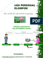 Komunikasi Personal - Kelompok