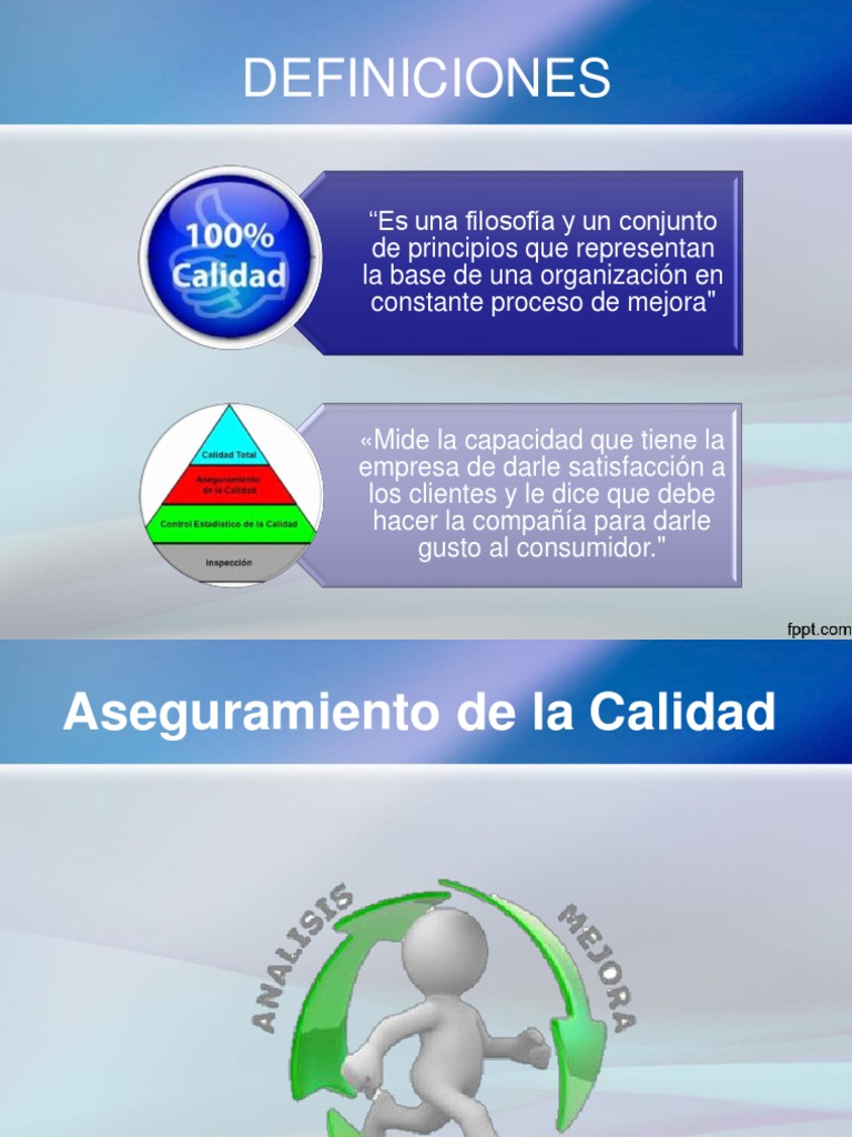 Aseguramiento de La Calidad y Calidad Total 2014. Fin PDF | PDF ...