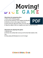 Get Moving Dice Game PDF