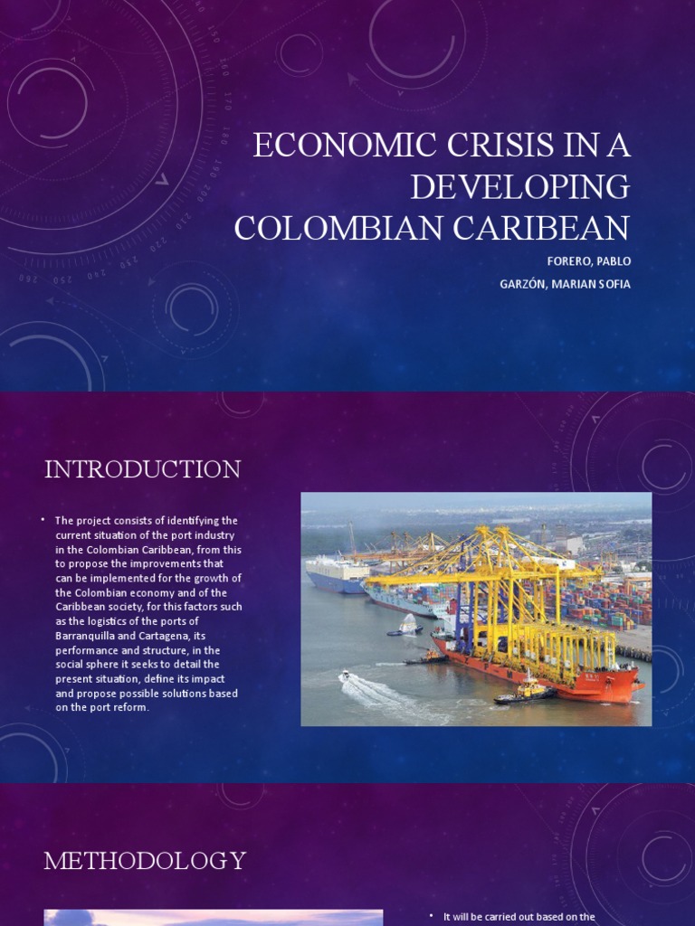 Economic Crisis in A Developing Colombian Caribean | PDF