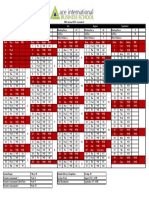 Academic Calendar - BBA II