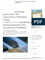 Understanding Learning and Memory - The Neuroscience of Repetition - Gretchen Schmelzer