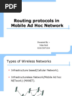 Routing Protocols in Mobile Ad Hoc Network