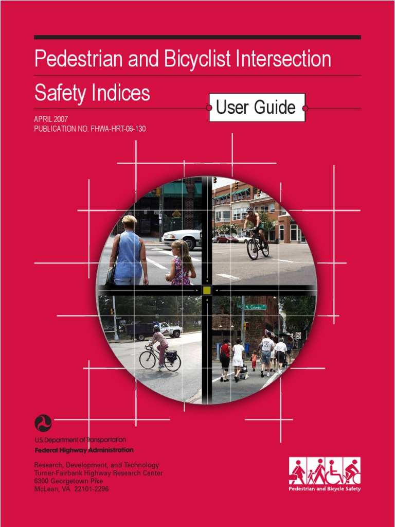 Pedestrian and Bicyclist Intersection Safety Indices: User Guide | PDF ...