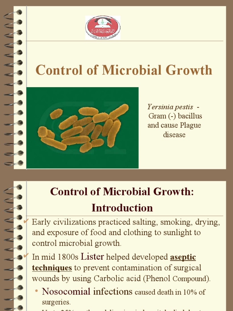 Methods for Controlling Microbial Growth | PDF | Disinfectant ...