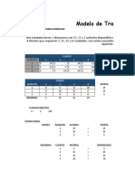 Actividad 6 El Problema de Transporte en SOLVER