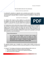 Gestión de Mercancias Peligrosas: Semana 3/unidad II