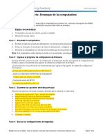 181G0235 3.2.2.8 Lab - Inicio de Una PC