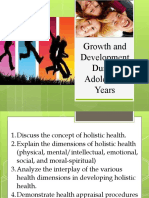 Adolescent Health Development Dimensions