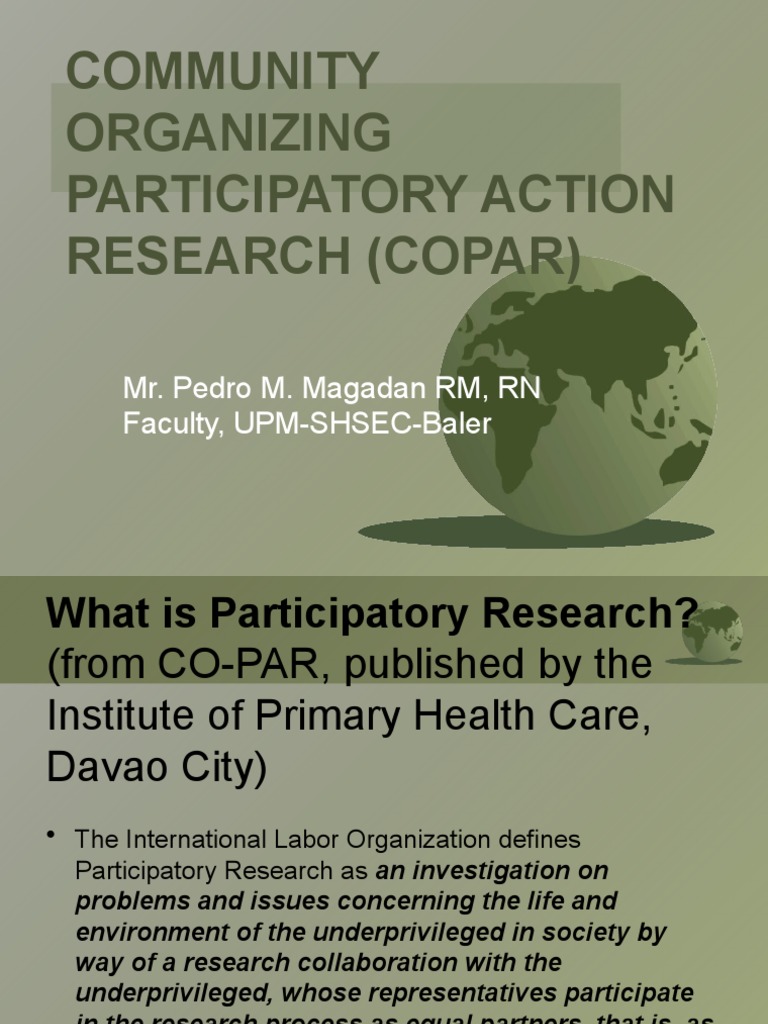 Understanding Community Participatory Research | PDF | Adult Education ...