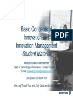 Basic Concepts of Innovation and Innovation Management PDF