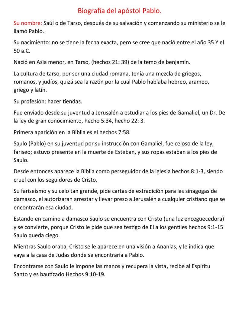 Biograf a Del Ap stol Pablo PDF - 1719926900