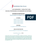 Guía Detallada para La Elaboración Del Informe de Investigación Cuantitativo 2020-Ii