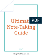 Ultimate Note Taking Guide PDF