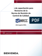 Presentación Capacitación para Revisores de La NRCC.